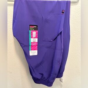 One Scrubstar XL purple scrub pants!